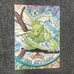 2000 Topps Pokemon TV Animation Scyther #123 *NM* Blue Label - Image 1