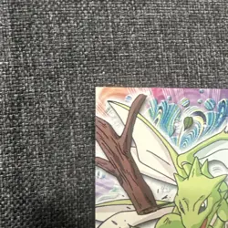 2000 Topps Pokemon TV Animation Scyther #123 *NM* Blue Label - Image 2