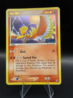 Pokemon Ho-Oh EX Unseen Forces Reverse Holo Rare #27 NP - Image 1