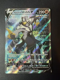 Pokemon 153/163 Rapid Strike Urshifu V Battle Styles Full Art Ultra Rare - Image 1