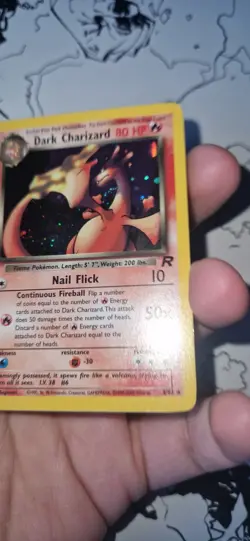 Pokemon TCG Dark Charizard Team Rocket 4 Holo Unlimited Holo Rare - Image 2