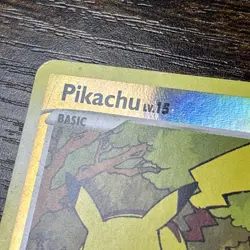 Pokemon TCG Pikachu LV.15 94/123 Diamond & Pearl Stamped Reverse Holo - HP - Image 3