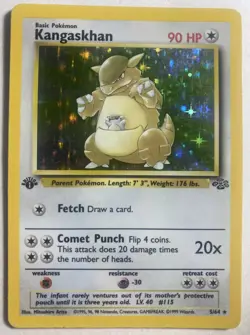 1999 Pokemon TCG Kangaskhan 5/64 Jungle Set 1st Edition Unlimited WOTC Holo Rare - Image 1