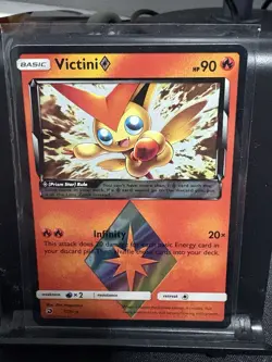 Pokemon Victini Prism Star 7/70 Dragon Majesty Ultra Rare Holo LP+ - Image 1