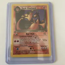Pokemon Team Rocket Dark Charizard 1st Edition 21/82 LP - Image 1