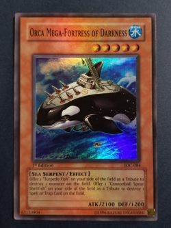 Orca Mega-Fortress of Darkness IOC-084 Invasion of Chaos 1st Edition Yu-Gi-Oh! - Image 1