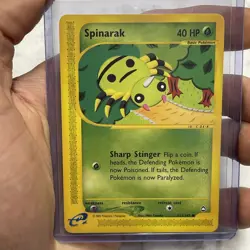 Pokemon TCG Card Spinarak - Aquapolis 111/147 - Common LP/NM Vintage Vtg WOTC - Image 1