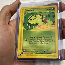 Pokemon TCG Card Spinarak - Aquapolis 111/147 - Common LP/NM Vintage Vtg WOTC - Image 2