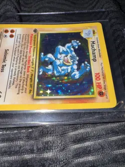 Machamp Base Set 8/102 Pokemon TCG Card Holo Rare WOTC Vintage 1999 - Image 2