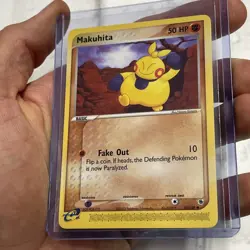 MAKUHITA 58/109 NON-HOLO EX Ruby and Sapphire - e-READER Pokemon Card - NM/MT - Image 2