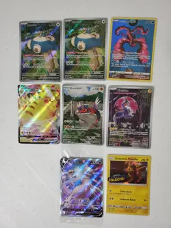 Pokemon TCG Promo Card Lot Mewtwo, Pikachu, Snorlax... - Image 1