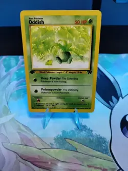 Oddish 63/82 Team Rocket Regular First Edition Team Rocket Pokemon Card - Image 1