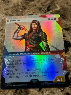 SHAO JUN Magic MTG Assassin's Creed Showcase Foil - Image 1