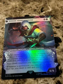 ROSHAN, HIDDEN MAGISTER Magic MTG Assassin's Creed Showcase Foil - Image 1