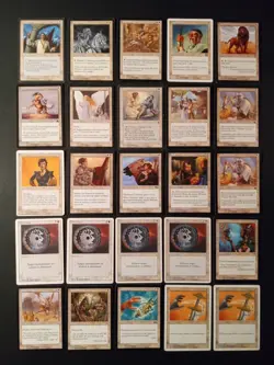 Lot of 50 Vintage White MTG Magic the Gathering Disenchant Silent Attendant HP - Image 1