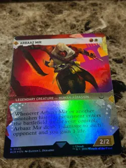 ARBAAZ MIR Magic MTG Assassin's Creed Showcase Foil - Image 1