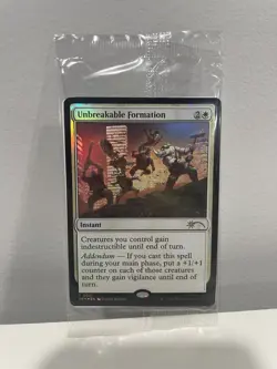 Unbreakable Formation NYCC TMNT Promo Foil Sealed Magic The Gathering MTG Turtle - Image 1
