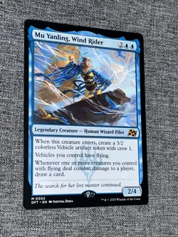 Mu Yanling Wind Rider DFT 0052 MTG Aetherdrift Eng Non-Foil - Image 1