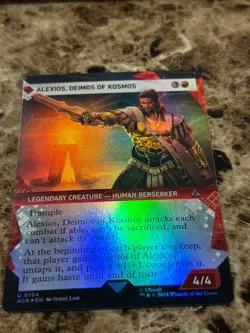 ALEXIOS, DEIMOS OF KOSMOS Magic MTG Assassin's Creed Showcase Foil - Image 1