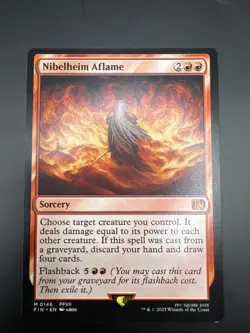 Nibelheim Aflame Final Fantasy MTG Regular NM - Image 1
