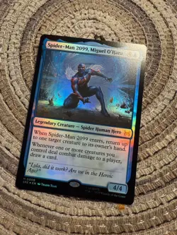 SPIDER-MAN 2099 MIGUEL O'HARA FOIL - Mythic - SPE - Spider-Man Eternal MTG 0008 - Image 2