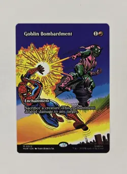 Goblin Bombardment Borderless Regular MTG: Marvel’s Spider-Man Magic 0023 - Image 2