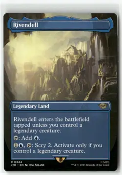 Rivendell (Borderless) Universes Beyond: the Lord of the Rings MTG NM - Image 1