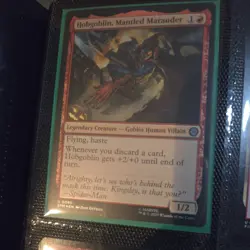 NM Foil Hobgoblin, Mantled Marauder, MTG, Marvel's Spider-Man, Magic, 80 - Image 1