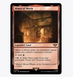 Mines of Moria - The Lord of the Rings (LTR) - MTG Rare #257 | Regular Card - Image 1