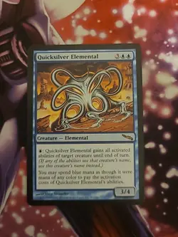 Quicksilver Elemental Mirrodin Regular Mtg - Image 1