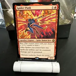 MTG Spider-Punk (0092) *Non-Foil* Base Rare Spider-Man SPM NM/MT - Image 1