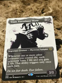 VRAAN, EXECUTIONER THANE Magic MTG Phyrexia All Will Be One Borderless - Image 1