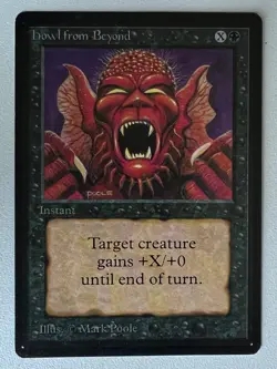 Magic the Gathering MTG Beta Howl From Beyond LP+ (Beta Bob) - Image 1
