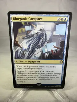 Magic the Gathering Spider-Man MTG Biorganic Carapace Card #0124 - Image 1