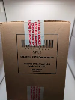 MTG 2013 Commander EDH Decks Factory Sealed Set (5 Decks) - Image 2