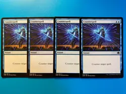 MTG 4x Counterspell # 45 Dominaria Remastered Pauper Magic the Gathering x4 NM - Image 1