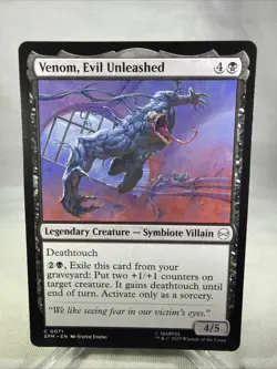PreRelease MTG Magic The Gathering Spiderman Venom, Evil Unleashed 71 NM - Image 1