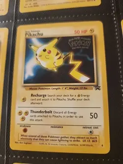 MINT PLEASE READ Pikachu Pokemon League WOTC Black Star Promo #26 1999 - Image 4