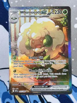 Whimsicott Ex 165/086 Pokemon English SIR White Flare Special Illustration Rare - Image 1