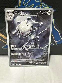 Steelix 150/132 Illustration Rare Mega Evolutions Pokemon Card - Near Mint - Image 1
