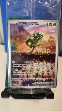 Teal Mask Ogerpon SVP 123 NM/M Twilight Masquerade Sealed ETB Promo Pokemon TCG - Image 1