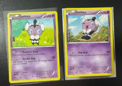 Gothita Pokemon Cards 43/98 Emerging Powers 70/113 Lefendary Treasures Rare Goth - Image 1