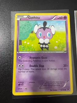 Gothita Pokemon Cards 43/98 Emerging Powers 70/113 Lefendary Treasures Rare Goth - Image 2
