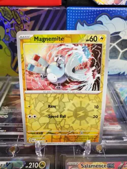 Magnemite 063/197 Reverse Holo Common Pokemon TCG S&V Obsidian Flames - Image 1