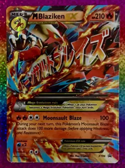 Pokemon M Blaziken EX XY86 XY Black Star Promos Fire MEGA Holofoil TCG Free S&H! - Image 1