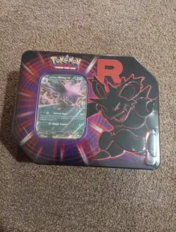 Pokemon Team Rocket Tin - Nidoking *Sealed & Ready To Ship* - Image 1