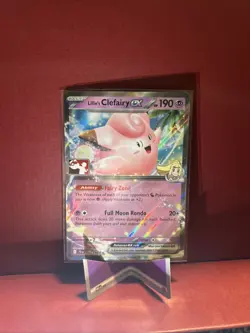 Pokemon Lillie's Clefairy ex Prize Pack Series 7 056/159 Play Stamped Holo JTG - Image 1
