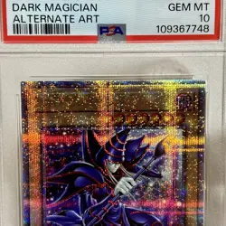PSA 10 Dark Magician QCSE QCAC-JP018 Alt Art 25th Anniversary YuGiOh JP Yu-Gi-Oh - Image 2