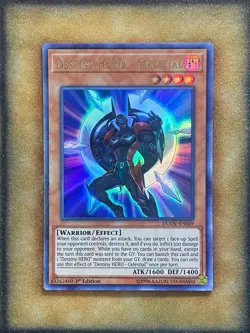 YUGIOH ~ DESTINY HERO - CELESTIAL ~ 1ST EDITION ULTRA RARE ~ DUOV-EN069 - Image 1