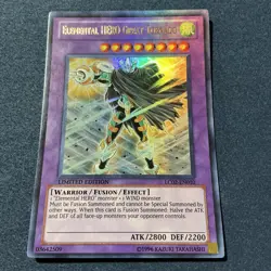 Yugioh Elemental HERO Great Tornado LC02-EN010 Ultra Rare Limited Edition - Image 2